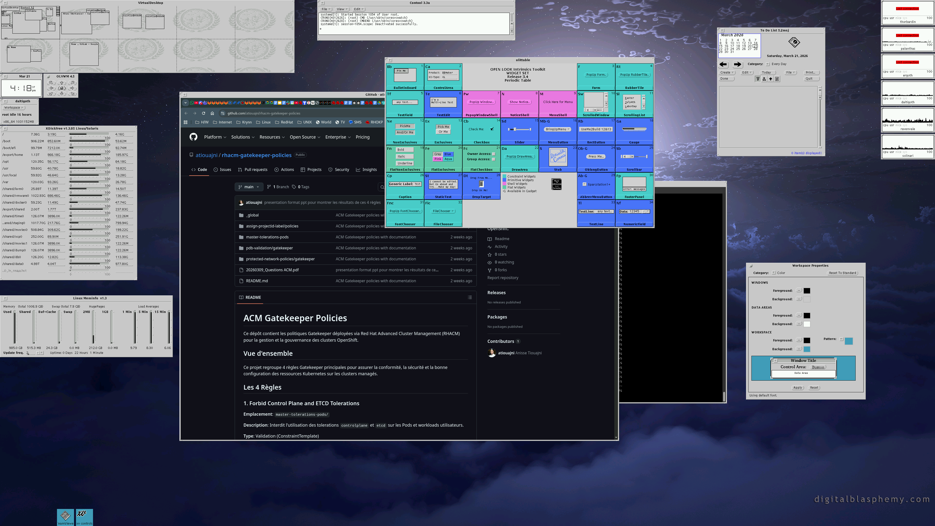 OWacomp running on RHEL 9 x86_64