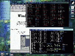 WindowMaker, colorful setup.